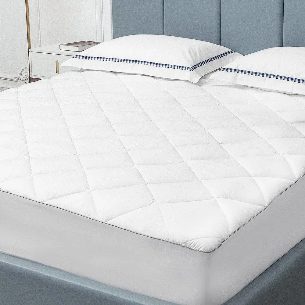 Sunflower Twin XL Mattress Pad Cover, 39 X 80 Cotton Mattress Cover - NEW